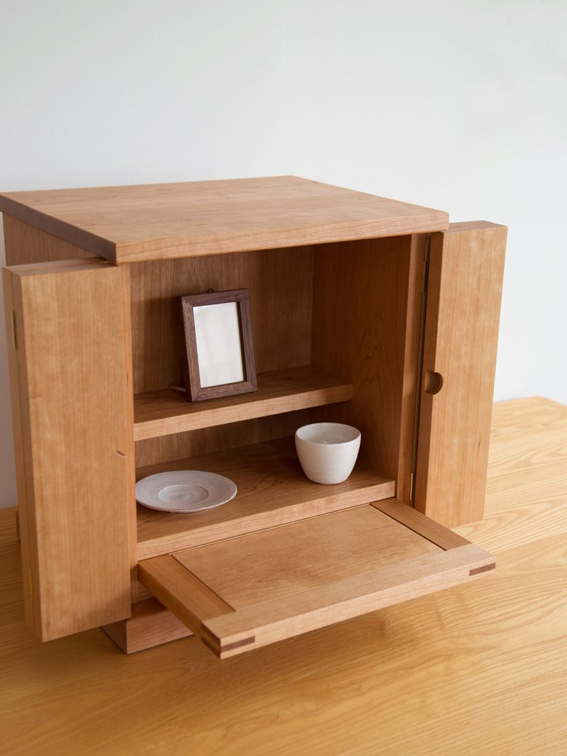 手作り仏壇　シンプルな御霊代　42cm