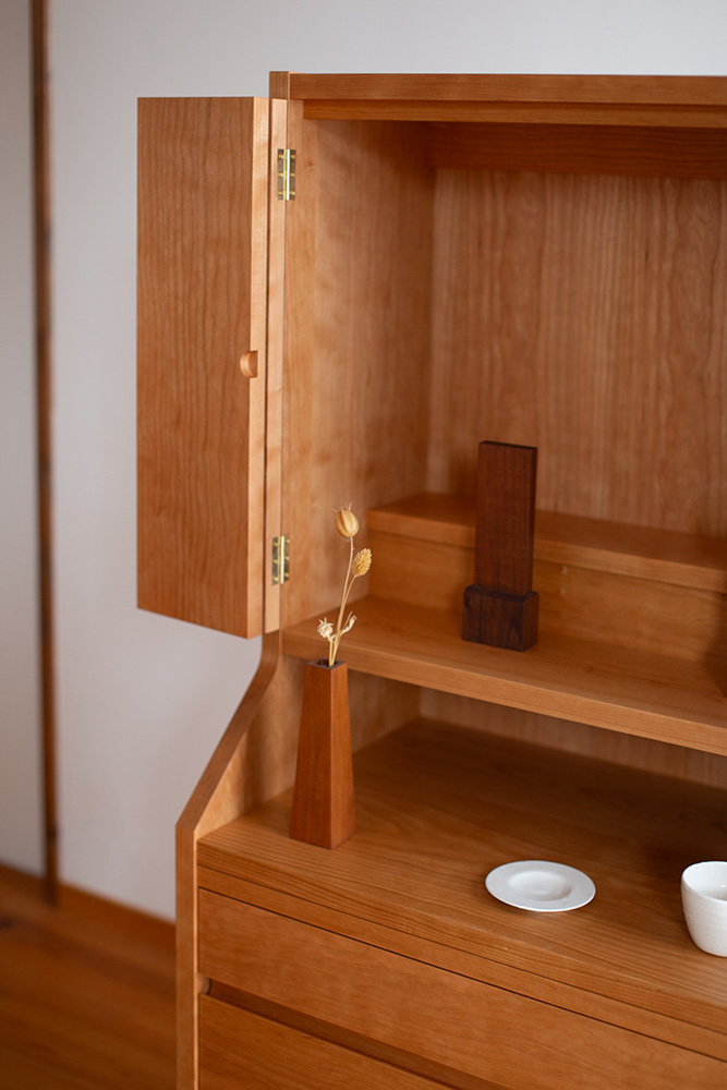 スタイリッシュな仏壇 桜 日本製 国産の仏壇 スタイリッシュな仏壇